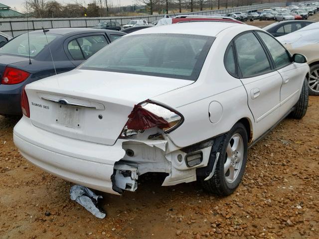 1FAFP55203A222801 - 2003 FORD TAURUS SES WHITE photo 4