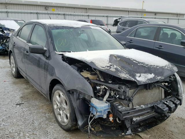 3FAHP0HA8AR156595 - 2010 FORD FUSION S BLACK photo 1