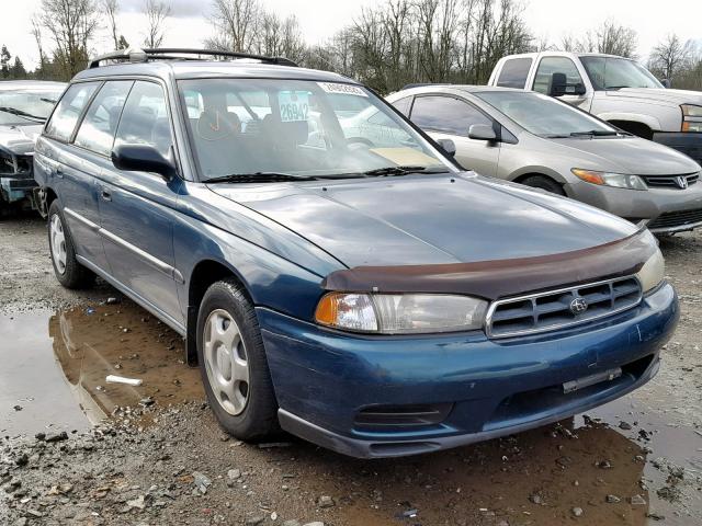 4S3BK4353W7300648 - 1998 SUBARU LEGACY L GREEN photo 1