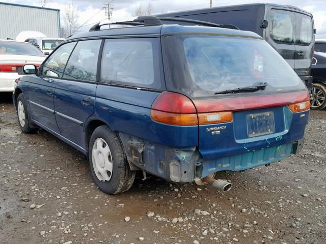 4S3BK4353W7300648 - 1998 SUBARU LEGACY L GREEN photo 3