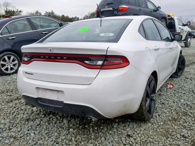 1C3CDFBB9FD181141 - 2015 DODGE DART SXT WHITE photo 4