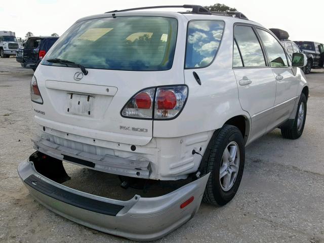 JTJGF10U620128314 - 2002 LEXUS RX 300 WHITE photo 4