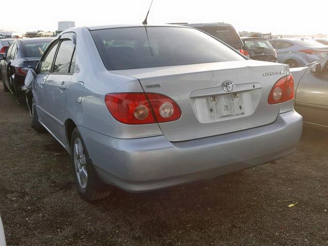 1NXBR32E26Z644301 - 2006 TOYOTA COROLLA CE SILVER photo 3