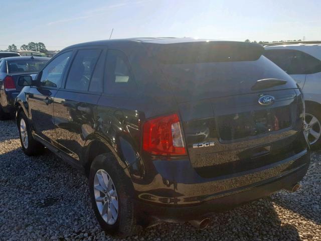 2FMDK3GC0EBB74911 - 2014 FORD EDGE SE CHARCOAL photo 3