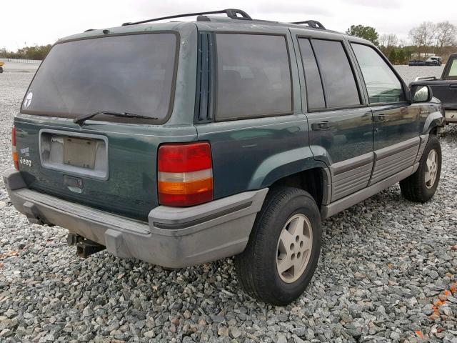 1J4FX58S9SC756480 - 1995 JEEP GRAND CHER GREEN photo 4