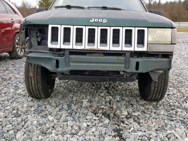 1J4FX58S9SC756480 - 1995 JEEP GRAND CHER GREEN photo 9