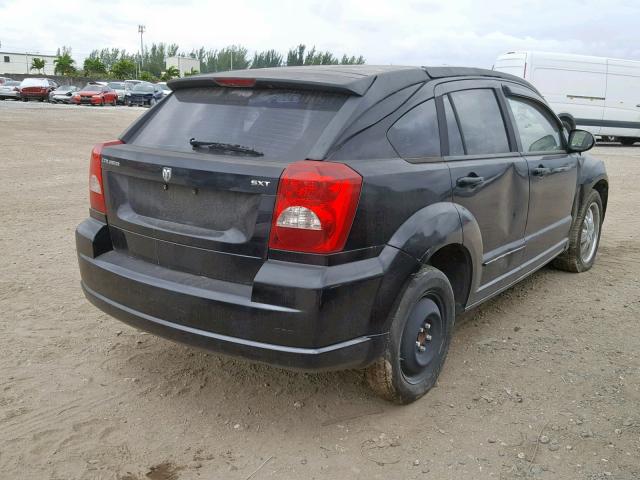 1B3HB48B27D553280 - 2007 DODGE CALIBER SX BLACK photo 4