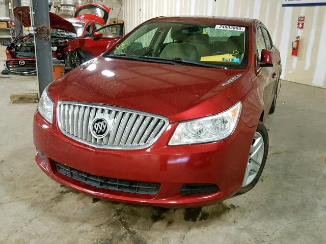 1G4GA5EC9BF345177 - 2011 BUICK LACROSSE C MAROON photo 2