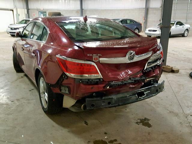 1G4GA5EC9BF345177 - 2011 BUICK LACROSSE C MAROON photo 3