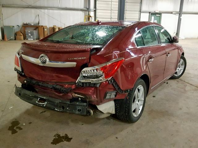 1G4GA5EC9BF345177 - 2011 BUICK LACROSSE C MAROON photo 4