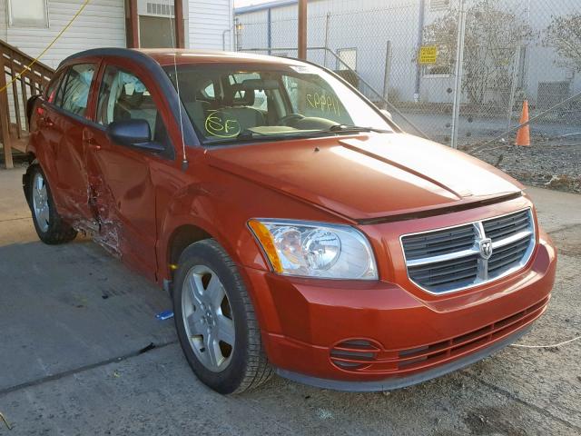 1B3HB48C89D164199 - 2009 DODGE CALIBER SX ORANGE photo 1