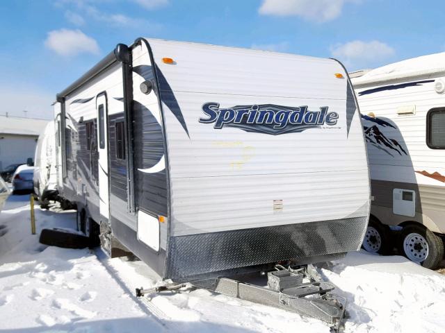 4YDT28222F3103283 - 2015 KEYSTONE TRAILER WHITE photo 1