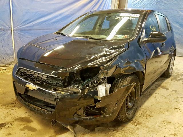 1G1JA6SG7G4104804 - 2016 CHEVROLET SONIC LS 黑色 照片 2