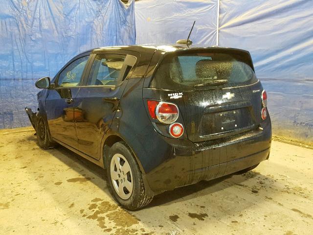 1G1JA6SG7G4104804 - 2016 CHEVROLET SONIC LS 黑色 照片 3