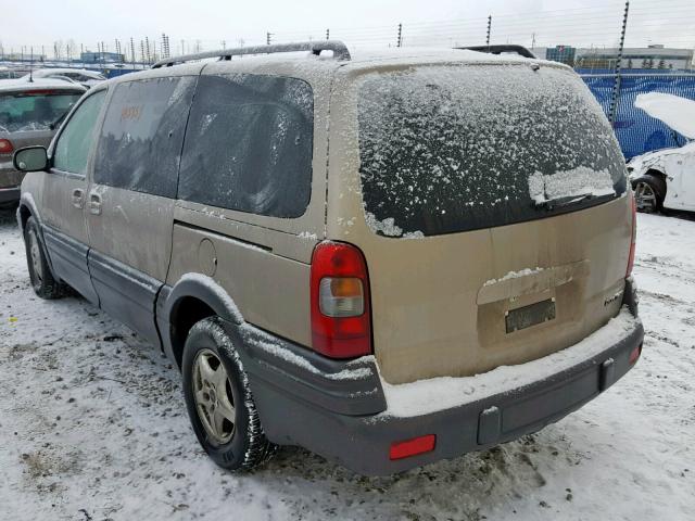 1GMDX03E04D210774 - 2004 PONTIAC MONTANA TAN photo 3