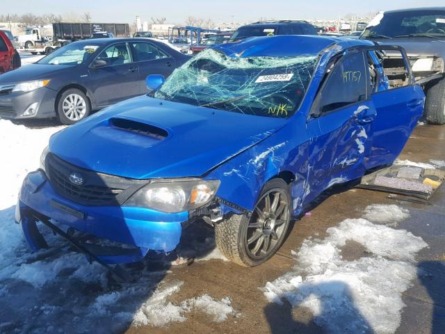 JF1GH74698G809424 - 2008 SUBARU IMPREZA WR BLUE photo 2