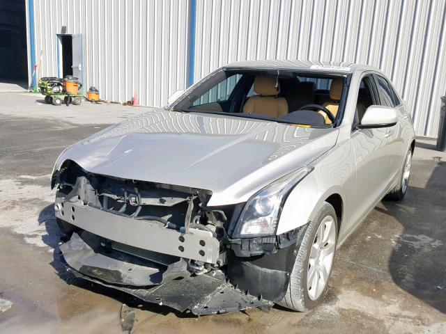 1G6AA5RA9D0128479 - 2013 CADILLAC ATS SILVER photo 2