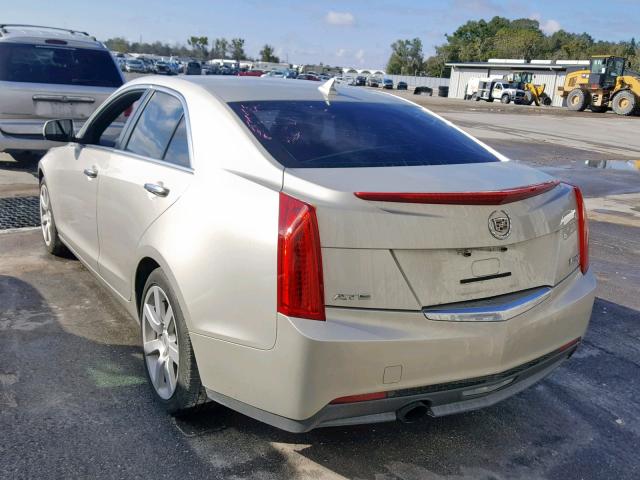 1G6AA5RA9D0128479 - 2013 CADILLAC ATS SILVER photo 3