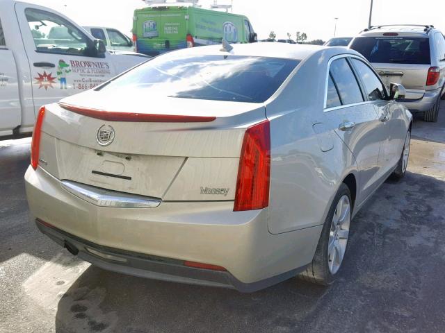 1G6AA5RA9D0128479 - 2013 CADILLAC ATS SILVER photo 4