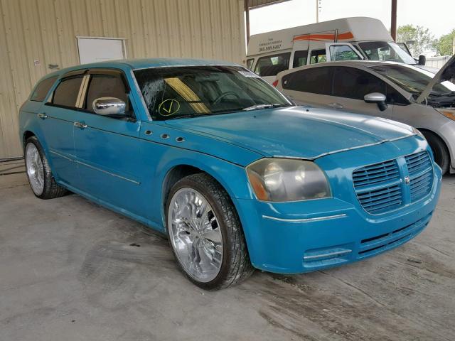 2D4FV47T66H362425 - 2006 DODGE MAGNUM SE BLUE photo 1