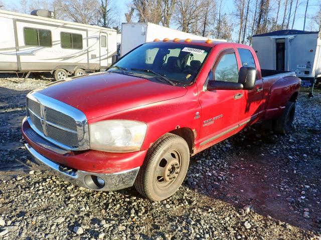 3D7ML48C66G140837 - 2006 DODGE RAM 3500 S RED photo 2