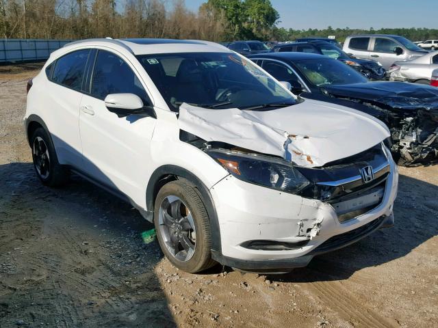 3CZRU5H77JM705235 - 2018 HONDA HR-V EXL WHITE photo 1