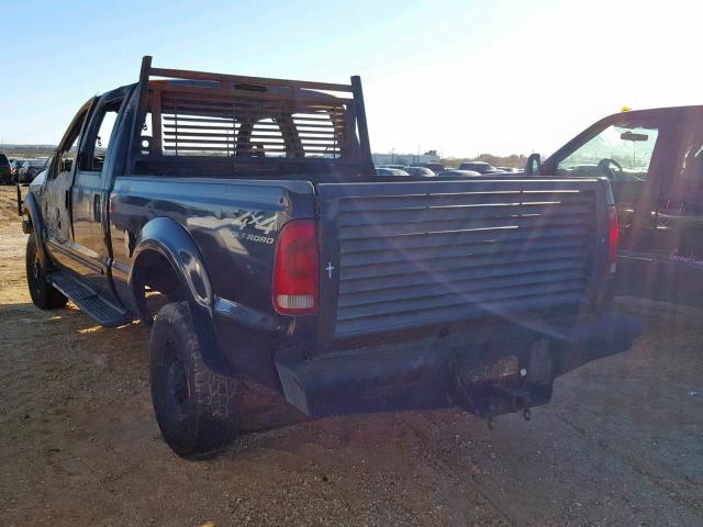 1FTSW31F7YEB11963 - 2000 FORD F350 SRW S BLACK photo 3