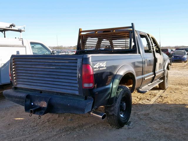 1FTSW31F7YEB11963 - 2000 FORD F350 SRW S BLACK photo 4