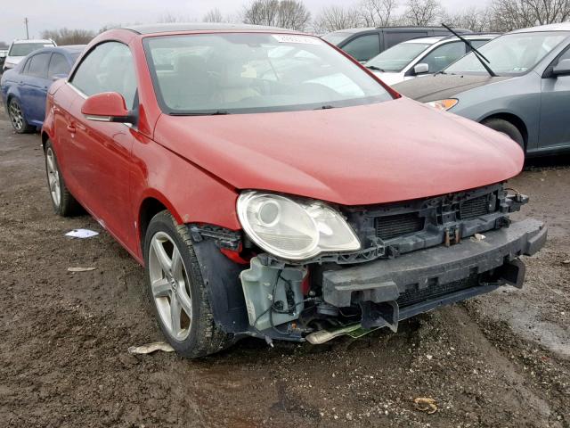 WVWDA71FX7V028489 - 2007 VOLKSWAGEN EOS 2.0T S RED photo 1