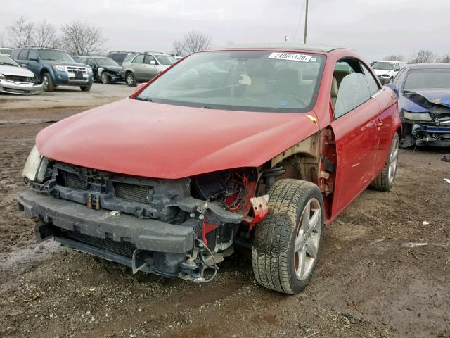 WVWDA71FX7V028489 - 2007 VOLKSWAGEN EOS 2.0T S RED photo 2