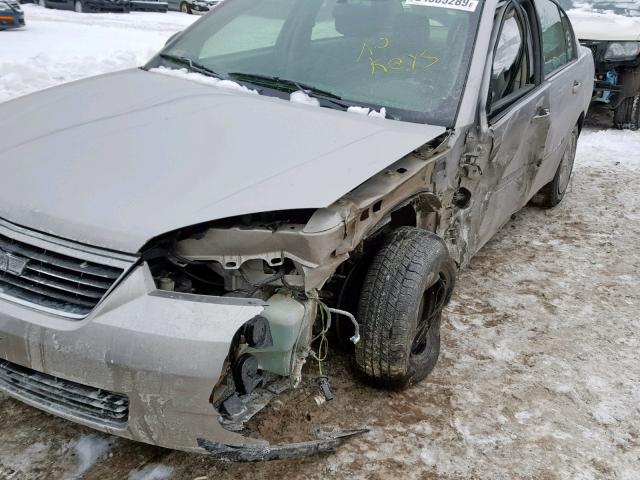 1G1ZS58F17F317924 - 2007 CHEVROLET MALIBU LS GRAY photo 9