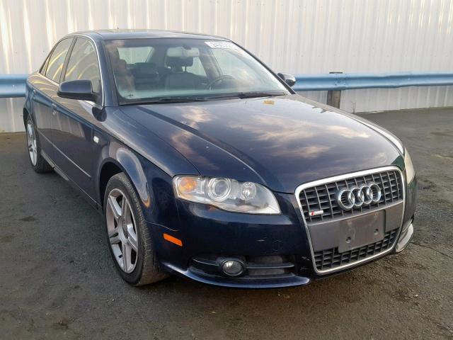 WAUAF78E08A084223 - 2008 AUDI A4 2.0T BLUE photo 1