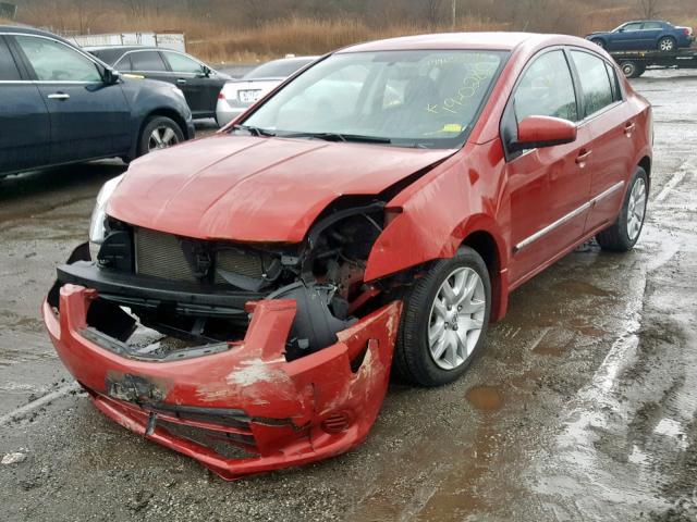 3N1AB6AP1AL654817 - 2010 NISSAN SENTRA 2.0 RED photo 2