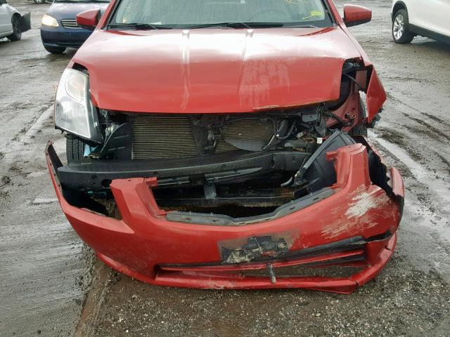 3N1AB6AP1AL654817 - 2010 NISSAN SENTRA 2.0 RED photo 9