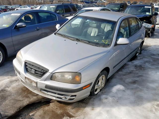 KMHDN56D35U133308 - 2005 HYUNDAI ELANTRA GL SILVER photo 2