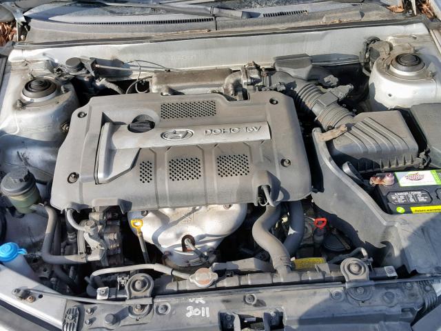 KMHDN56D35U133308 - 2005 HYUNDAI ELANTRA GL SILVER photo 7