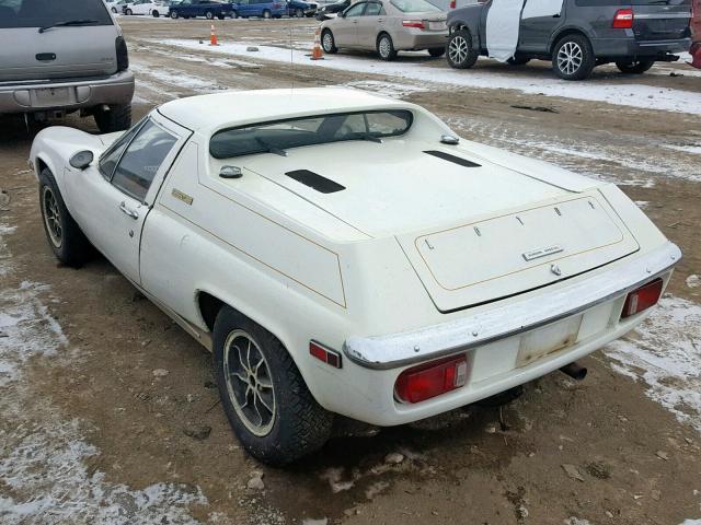 7413572R - 1974 LOTUS EUROPA WHITE photo 3