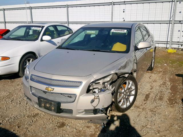 1G1ZE5E12BF368972 - 2011 CHEVROLET MALIBU LTZ GOLD photo 2