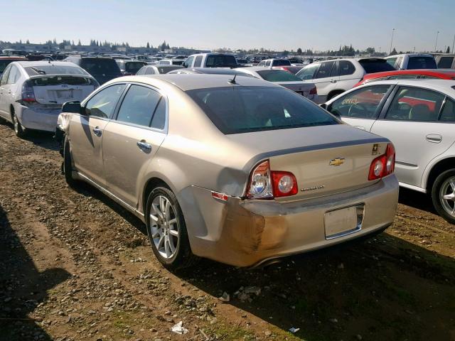 1G1ZE5E12BF368972 - 2011 CHEVROLET MALIBU LTZ GOLD photo 3