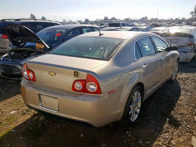 1G1ZE5E12BF368972 - 2011 CHEVROLET MALIBU LTZ GOLD photo 4