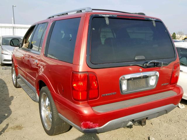 5LMPU28L2WLJ24722 - 1998 LINCOLN NAVIGATOR 红色 照片 3