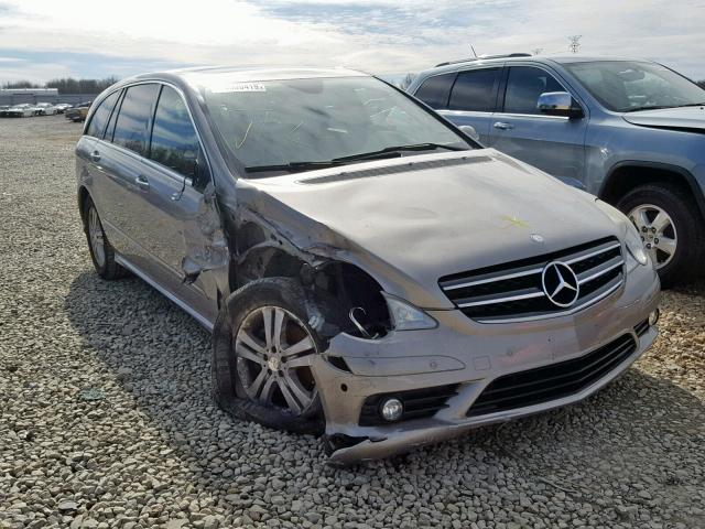 4JGCB65E29A090155 - 2009 MERCEDES-BENZ R 350 4MAT GRAY photo 1