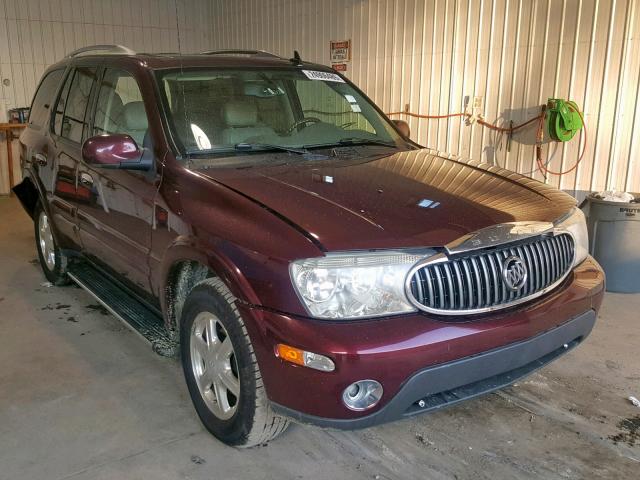 5GADT13S872214780 - 2007 BUICK RAINIER CX MAROON photo 1