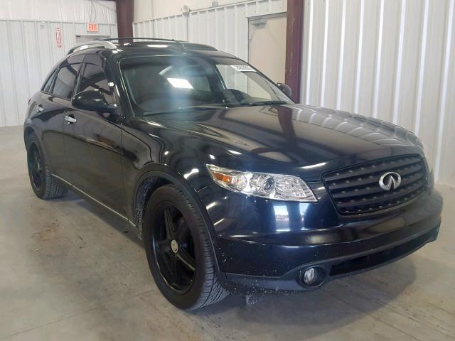 JNRAS08W94X217843 - 2004 INFINITI FX35 BLACK photo 1