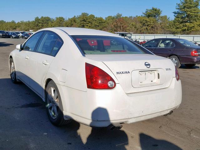 1N4BA41E95C810617 - 2005 NISSAN MAXIMA SE WHITE photo 3