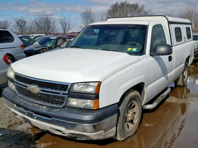 3GCEC14X06G258369 - 2006 CHEVROLET SILVERADO WHITE photo 2