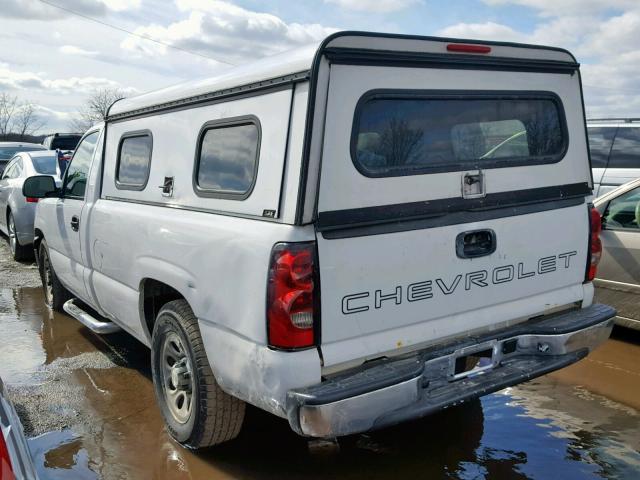 3GCEC14X06G258369 - 2006 CHEVROLET SILVERADO WHITE photo 3