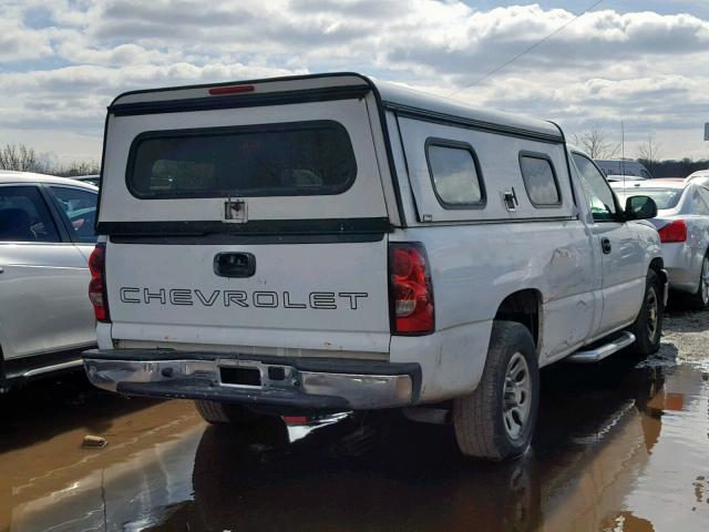 3GCEC14X06G258369 - 2006 CHEVROLET SILVERADO WHITE photo 4