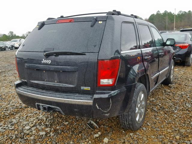 1J8HR58N88C236047 - 2008 JEEP GRAND CHER BLACK photo 4