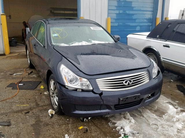 JNKBV61F58M278928 - 2008 INFINITI G35 BLUE photo 1